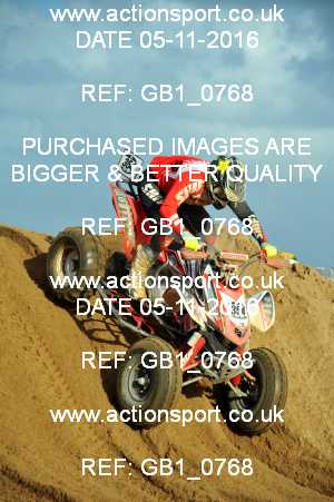 Photo: GB1_0768 ActionSport Photography 5,6/11/2016 AMCA Skegness Beach Race [Sat/Sun]  _2_Quads-Sidecars #354