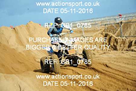 Photo: GB1_0785 ActionSport Photography 5,6/11/2016 AMCA Skegness Beach Race [Sat/Sun]  _2_Quads-Sidecars #334