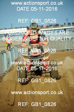 Photo: GB1_0826 ActionSport Photography 5,6/11/2016 AMCA Skegness Beach Race [Sat/Sun]  _2_Quads-Sidecars #354