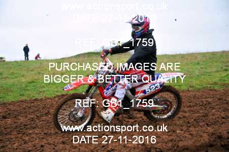 Photo: GB1_1759 ActionSport Photography 27/11/2016 Thornbury MX Practice - Minchinhampton 0950_JuniorsGp1