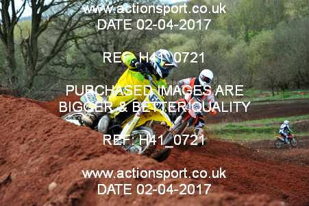 Photo: H41_0721 ActionSport Photography 02/04/2017 AMCA Warley MCC - Wolverley  _4_MX1Juniors #666
