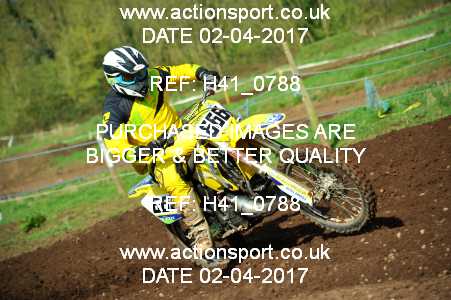 Photo: H41_0788 ActionSport Photography 02/04/2017 AMCA Warley MCC - Wolverley  _4_MX1Juniors #666