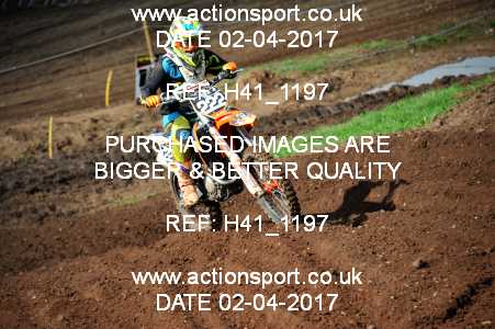 Photo: H41_1197 ActionSport Photography 02/04/2017 AMCA Warley MCC - Wolverley  _7_MX2Juniors #222