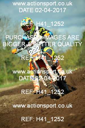 Photo: H41_1252 ActionSport Photography 02/04/2017 AMCA Warley MCC - Wolverley  _7_MX2Juniors #222