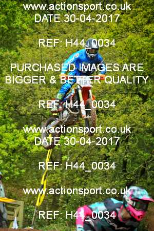 Photo: H44_0034 ActionSport Photography 30/04/2017 IOPD Acerbis Nationals - Hawkstone Park  _5_MX1 #166