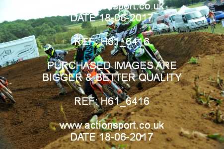 Photo: H61_6416 ActionSport Photography 18/06/2017 AMCA Faringdon MXC - Culham  R3_MX2Juniors #165