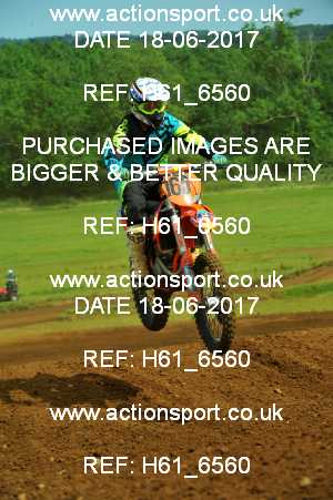 Photo: H61_6560 ActionSport Photography 18/06/2017 AMCA Faringdon MXC - Culham  R3_MX2Juniors #165