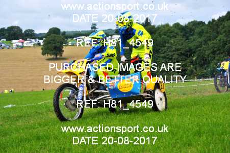 Photo: H81_4549 ActionSport Photography 20/08/2017 Somerset Scramble Club - Cotley  _4_Sidecars #27