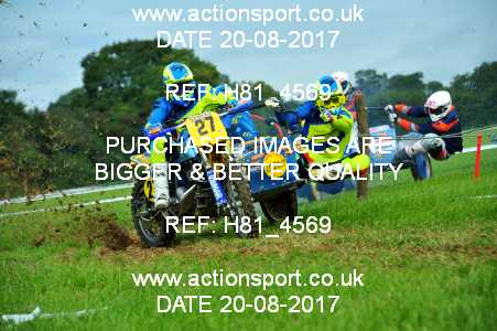 Photo: H81_4569 ActionSport Photography 20/08/2017 Somerset Scramble Club - Cotley  _4_Sidecars #27
