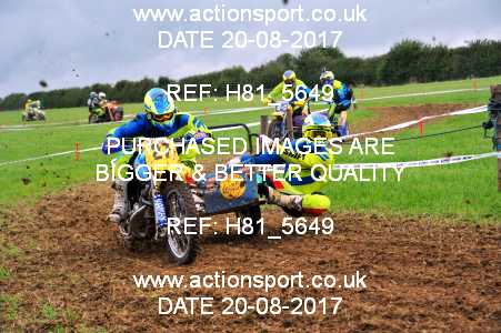 Photo: H81_5649 ActionSport Photography 20/08/2017 Somerset Scramble Club - Cotley  _4_Sidecars #27