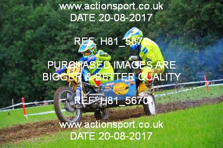 Photo: H81_5670 ActionSport Photography 20/08/2017 Somerset Scramble Club - Cotley  _4_Sidecars #27