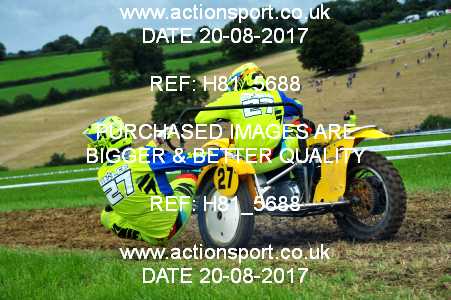 Photo: H81_5688 ActionSport Photography 20/08/2017 Somerset Scramble Club - Cotley  _4_Sidecars #27