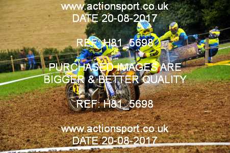 Photo: H81_5698 ActionSport Photography 20/08/2017 Somerset Scramble Club - Cotley  _4_Sidecars #27