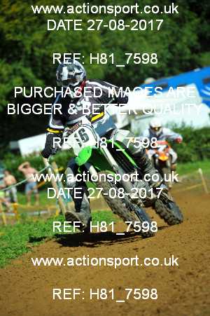 Photo: H81_7598 ActionSport Photography 27/08/2017 AMCA Bristol Spartans MC - Chew Magna  _2_JuniorsMX1 #16