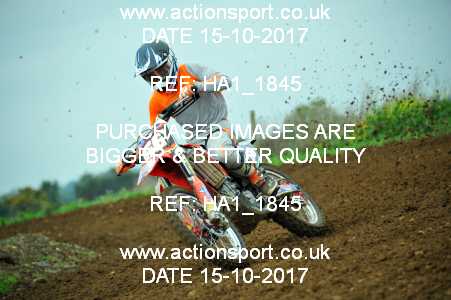 Photo: HA1_1845 ActionSport Photography 15/10/2017 MCF South Somerset MX - Grittenham _6_Rookies #66