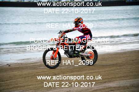 Photo: HA1_2099 ActionSport Photography 22/10/2017 AMCA Purbeck MXC Weymouth Beach Race  _1_Juniors #126