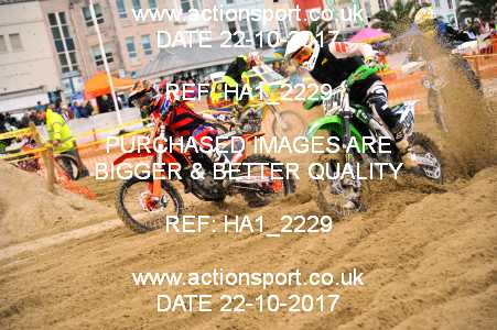 Photo: HA1_2229 ActionSport Photography 22/10/2017 AMCA Purbeck MXC Weymouth Beach Race  _1_Juniors #126