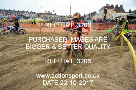 Photo: HA1_3206 ActionSport Photography 22/10/2017 AMCA Purbeck MXC Weymouth Beach Race  _1_Juniors #126