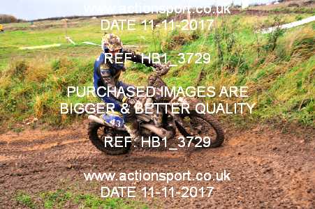 Photo: HB1_3729 ActionSport Photography 11/11/2017 ACU RORE & Dorset Enduro James Wright Memorial - Rogershill Farm  _1_RiderNo #43