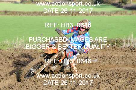 Photo: HB3_0646 ActionSport Photography 26/11/2017 Thornbury MX Practice - Arlingham 1030_Experts