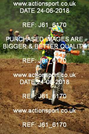 Photo: J61_6170 ActionSport Photography 24/06/2018 AMCA Hereford MXC - Bromyard Moto Park  _7_MX2Juniors #247