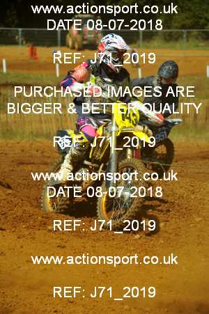 Photo: J71_2019 ActionSport Photography 08/07/2018 AMCA Stroud and District MC [BWMA Ladies Championship] - Wroxton  _6_MX2Juniors #143