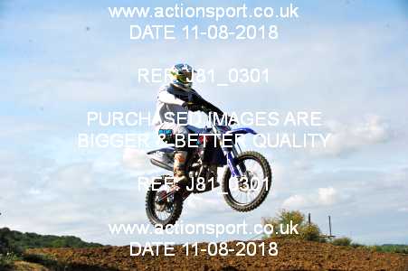 Photo: J81_0301 ActionSport Photography 11/08/2018 AMCA Cheltenham Spa SC - Brookthorpe  _2_MX1Juniors #325
