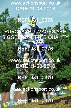Photo: J81_0376 ActionSport Photography 11/08/2018 AMCA Cheltenham Spa SC - Brookthorpe  _2_MX1Juniors #325