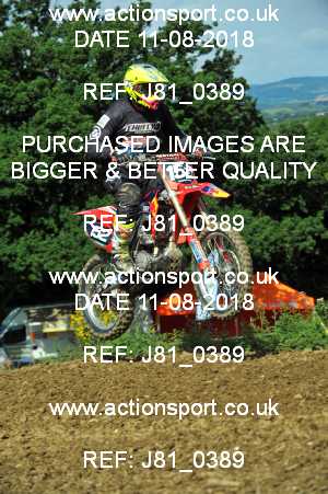 Photo: J81_0389 ActionSport Photography 11/08/2018 AMCA Cheltenham Spa SC - Brookthorpe  _2_MX1Juniors #152